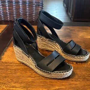 Franco Sarto espadrille wedges size 8.5 EUC